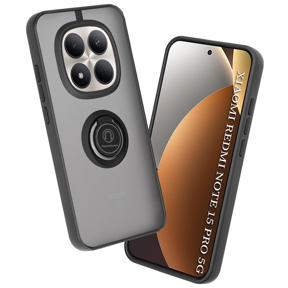 Ovitek za Xiaomi Redmi Note 15 Pro 5G, Techsuit, Glinth, Črna