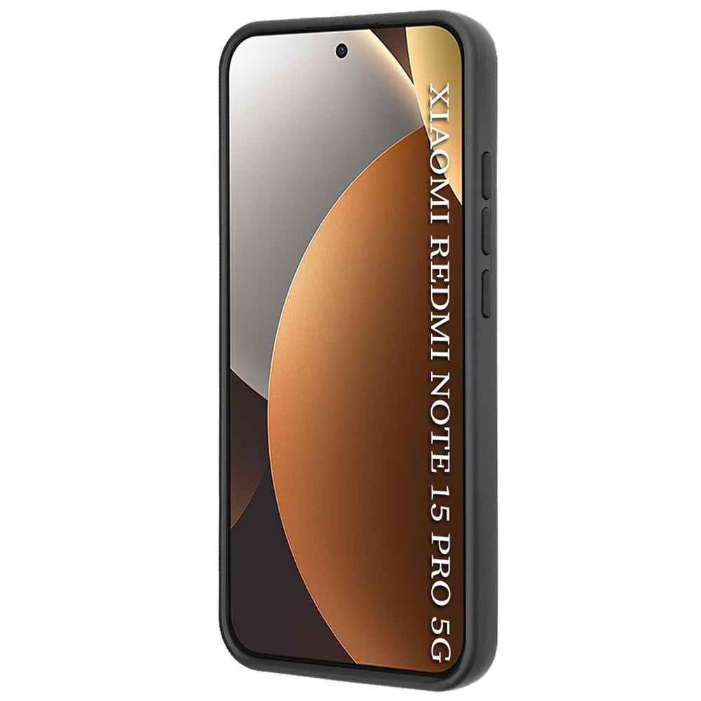 Ovitek za Xiaomi Redmi Note 15 Pro 5G, Techsuit, Glinth, Črna