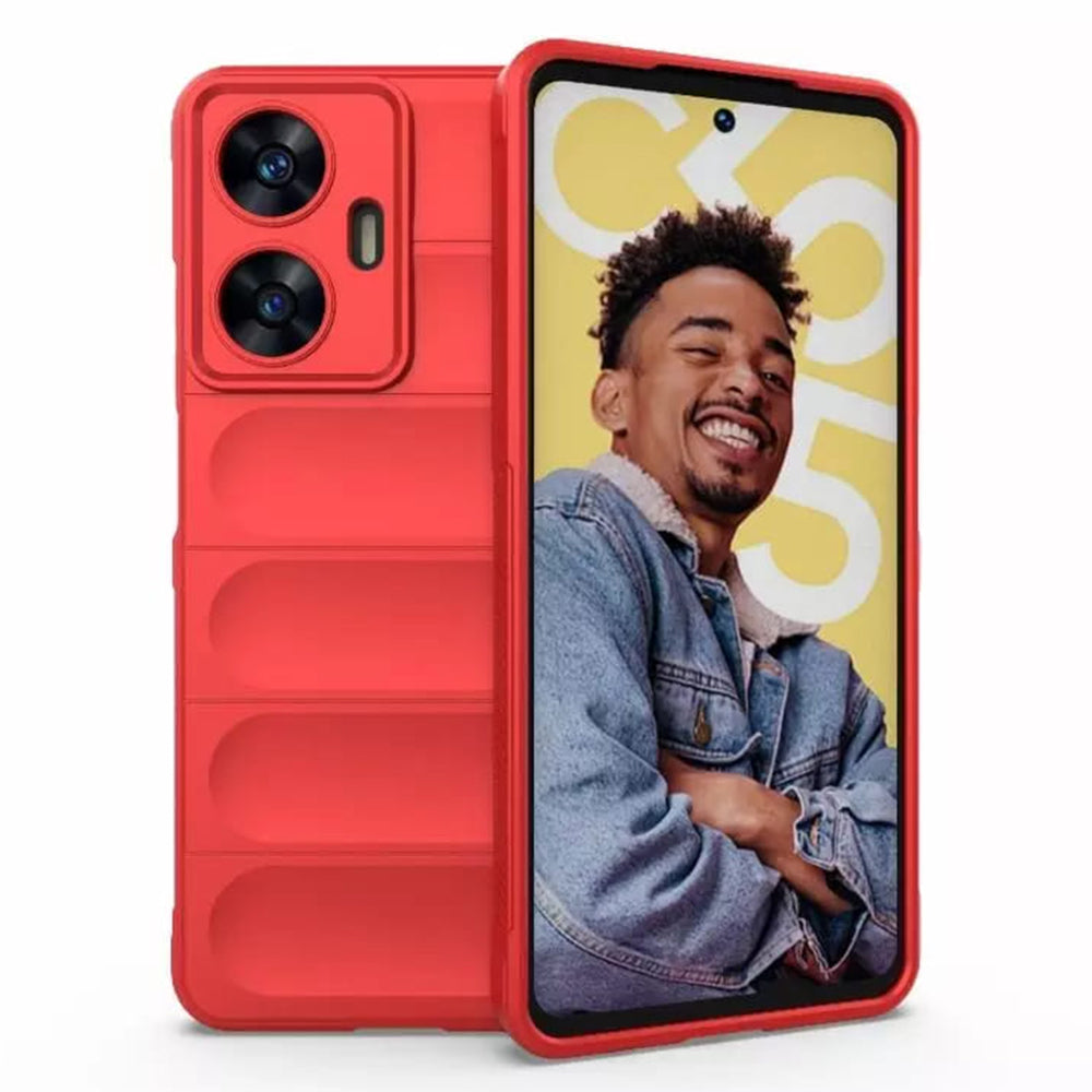 Ovitek za Xiaomi Redmi Note 15 Pro 5G, Techsuit, Magic Shield, Rdeča