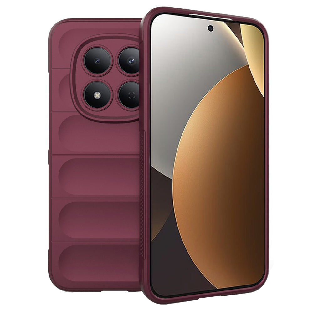 Ovitek za Xiaomi Redmi Note 15 Pro 5G, Techsuit, Magic Shield, Češnjeva