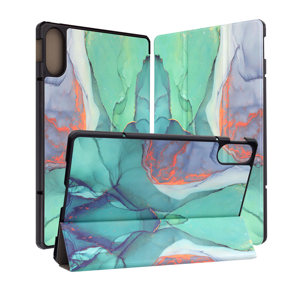 Ovitek za Xiaomi Redmi Pad Pro / Pad / Pad Pro 5G, Techsuit, FoldPro Green Time, večbarven