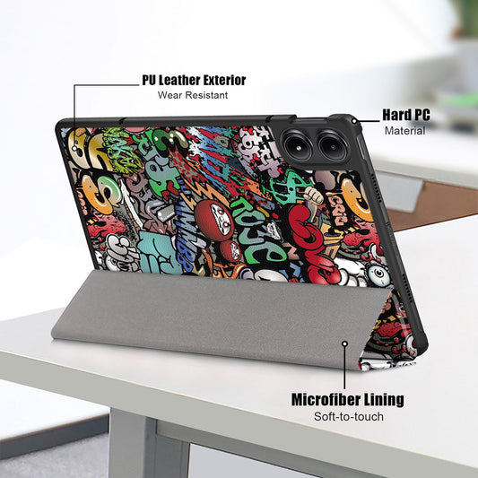 Ovitek za Xiaomi Redmi Pad Pro / Pad / Pad Pro 5G, Techsuit, FoldPro Urban Vibe, Večbarven
