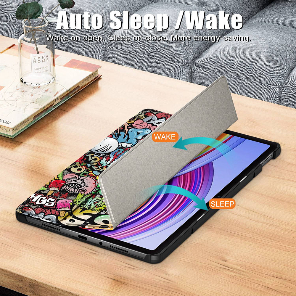 Ovitek za Xiaomi Redmi Pad Pro / Pad / Pad Pro 5G, Techsuit, FoldPro Urban Vibe, Večbarven