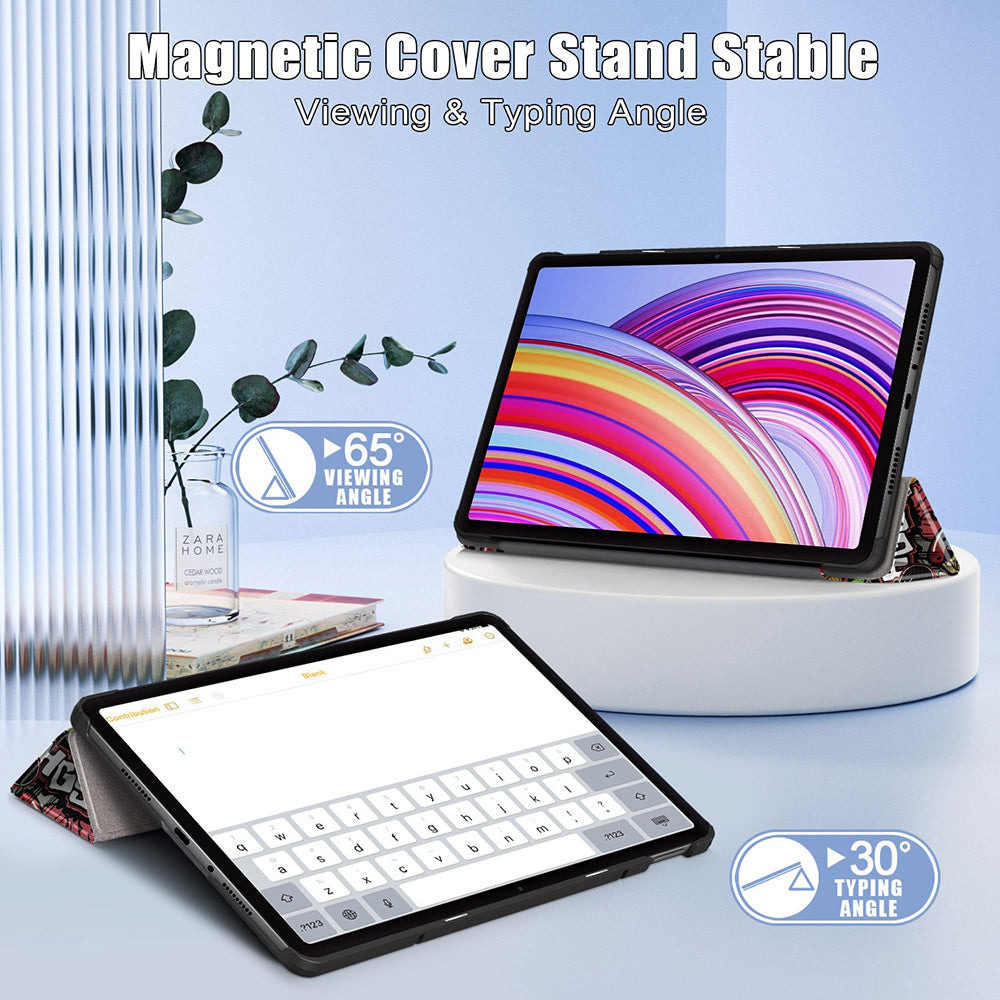 Ovitek za Xiaomi Redmi Pad Pro / Pad / Pad Pro 5G, Techsuit, FoldPro Urban Vibe, Večbarven