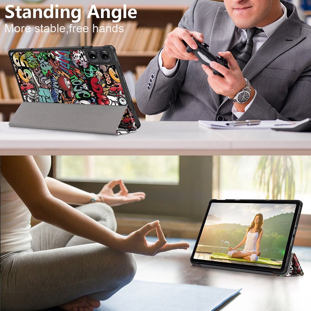 Ovitek za Xiaomi Redmi Pad Pro / Pad / Pad Pro 5G, Techsuit, FoldPro Urban Vibe, Večbarven