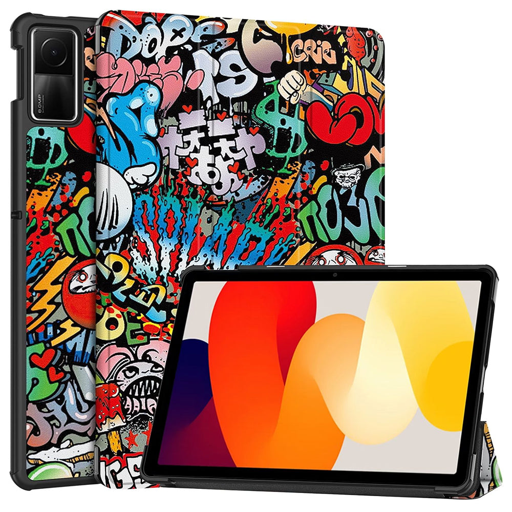 Ovitek za Xiaomi Redmi Pad SE, Techsuit, FoldPro Urban Vibe, večbarven