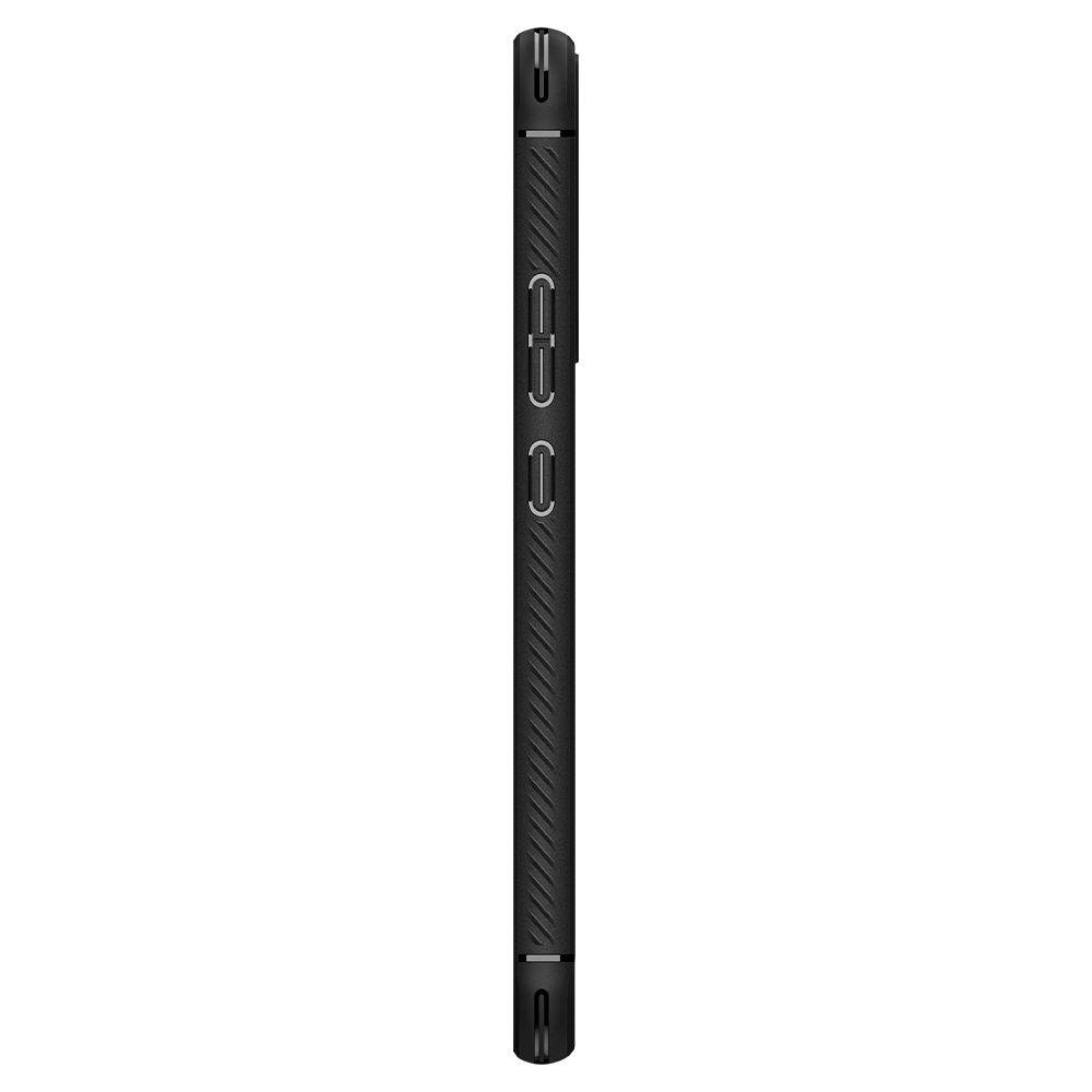 Ohišje za Samsung Galaxy S22 5G S901, Spigen, Rugged Armour, črno ACS03986