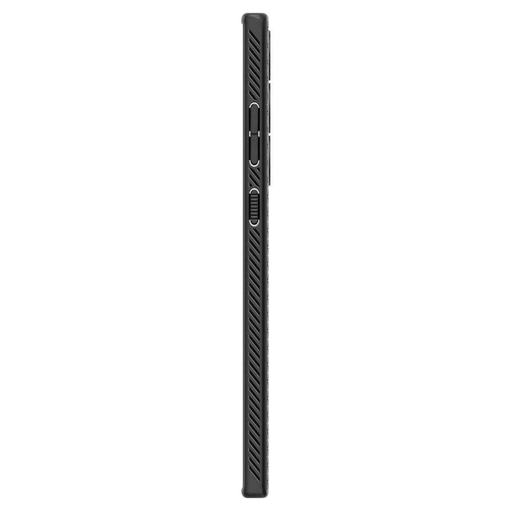Case for Samsung Galaxy S23 Ultra S918, Spigen, Liquid Air, Matte Black ACS05614