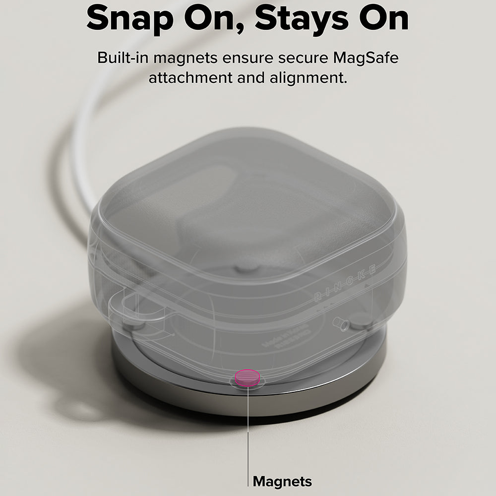 Magnetni ovitek Ringke Onyx za Samsung Galaxy Buds4 / Buds4 Pro, bronast
