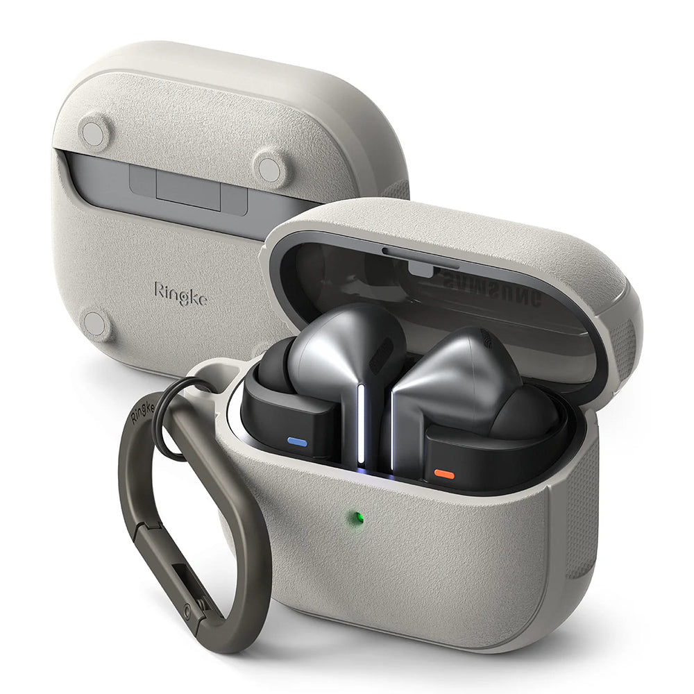 Magnetni ovitek Ringke Onyx za Samsung Galaxy Buds3 FE / Buds3 Pro / Buds3, siva