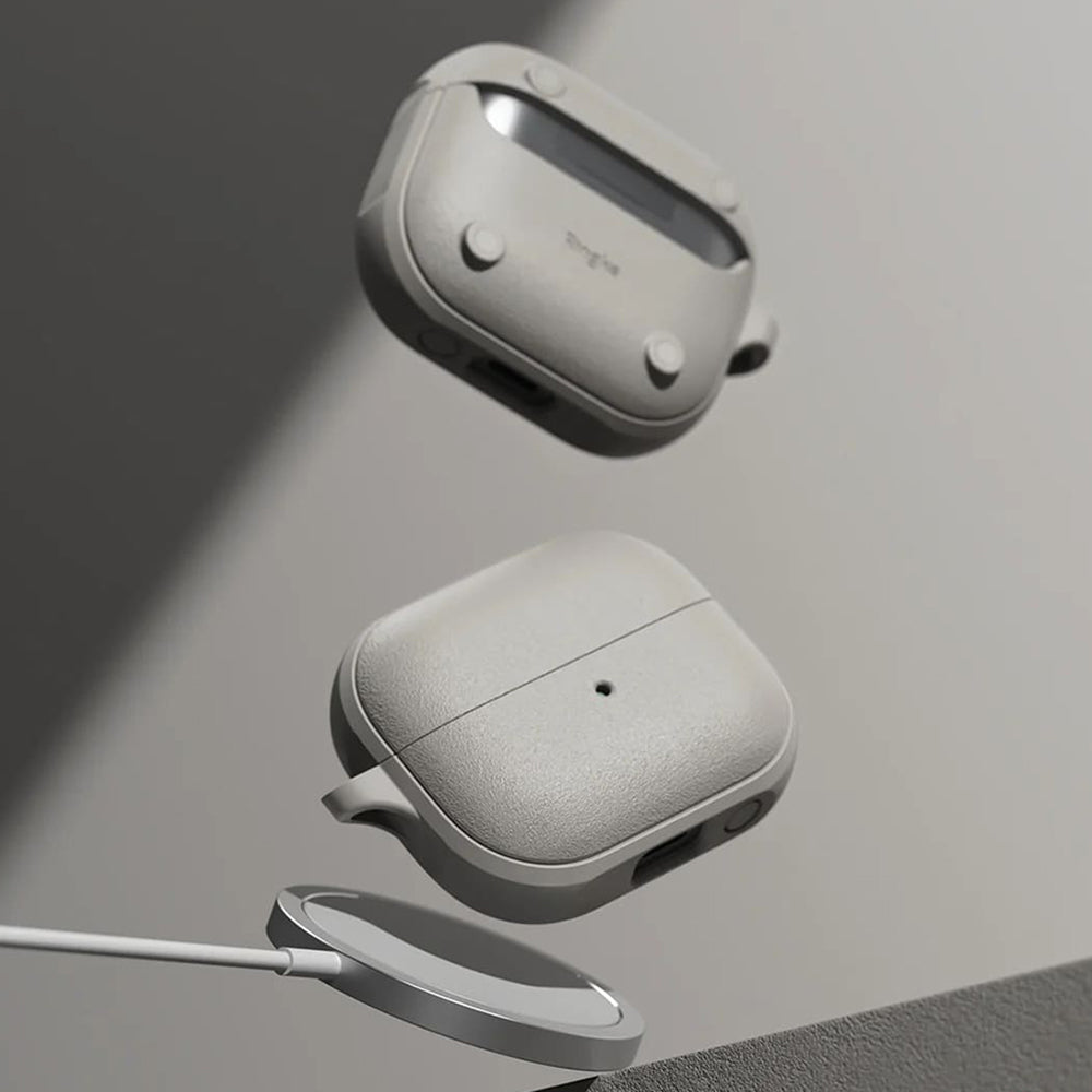 Magnetni ovitek Ringke Onyx za Samsung Galaxy Buds3 FE / Buds3 Pro / Buds3, siva