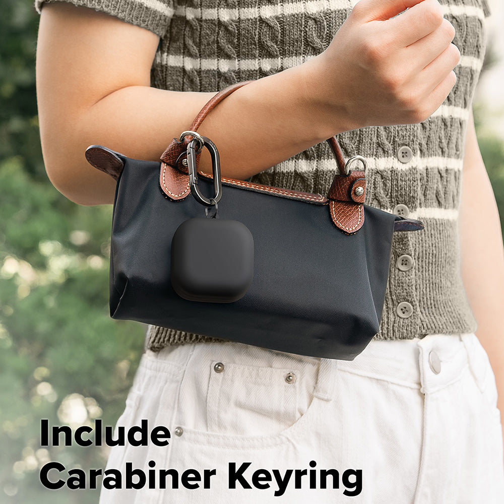 Ovitek Ringke za Samsung Galaxy Buds4 / Buds4 Pro, črn