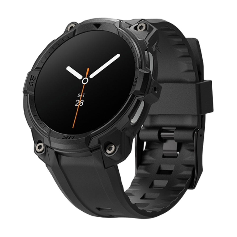 Ovitek Ringke Rugged Gear za Samsung Galaxy Watch8 Classic, Črn