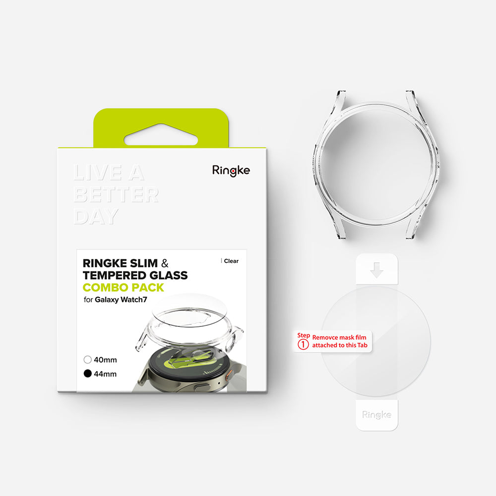 Ovitek Ringke Slim za Samsung Galaxy Watch7 44mm, Prozoren
