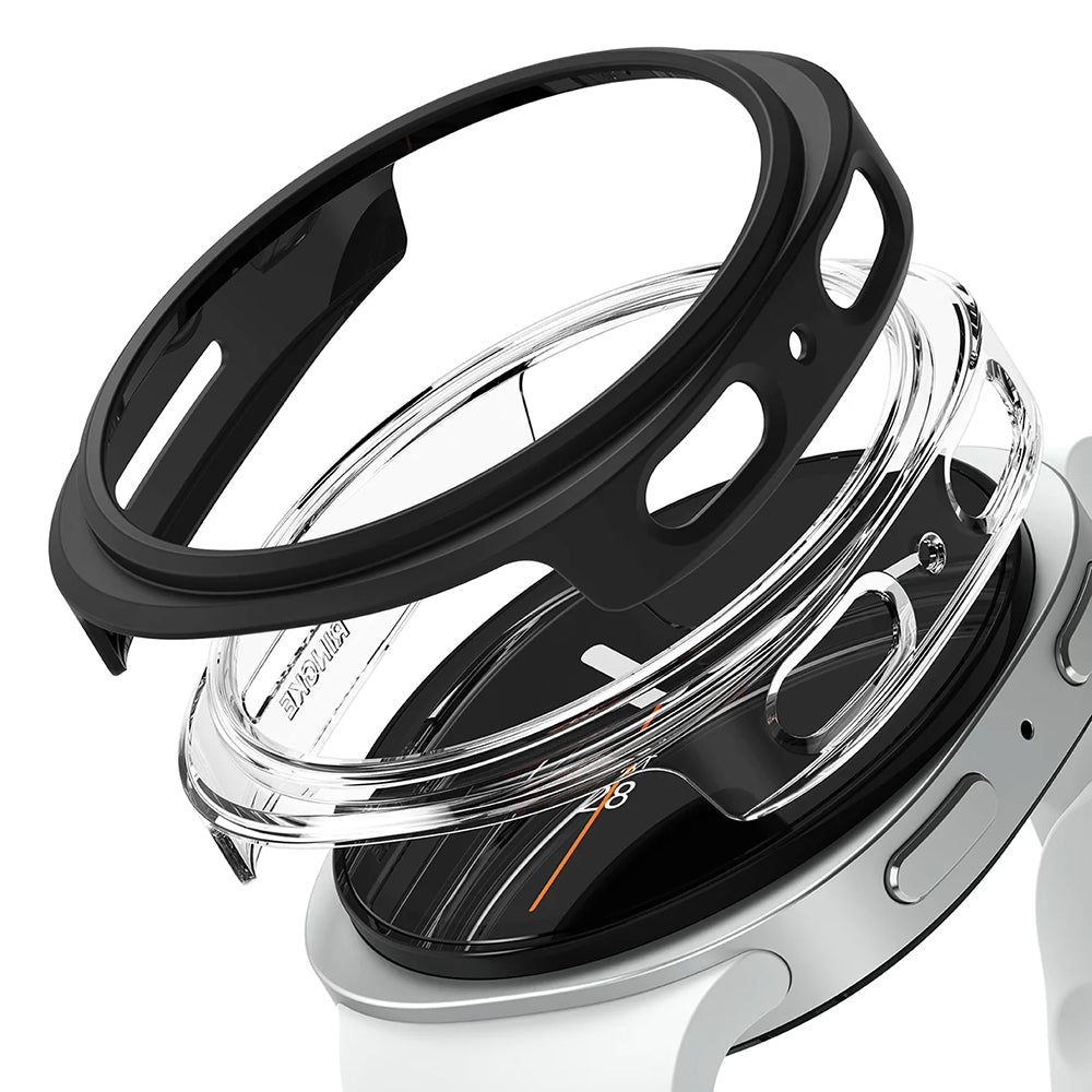 Ovitek Ringke Slim za Samsung Galaxy Watch8 40mm, komplet 2 kosa, mat črn