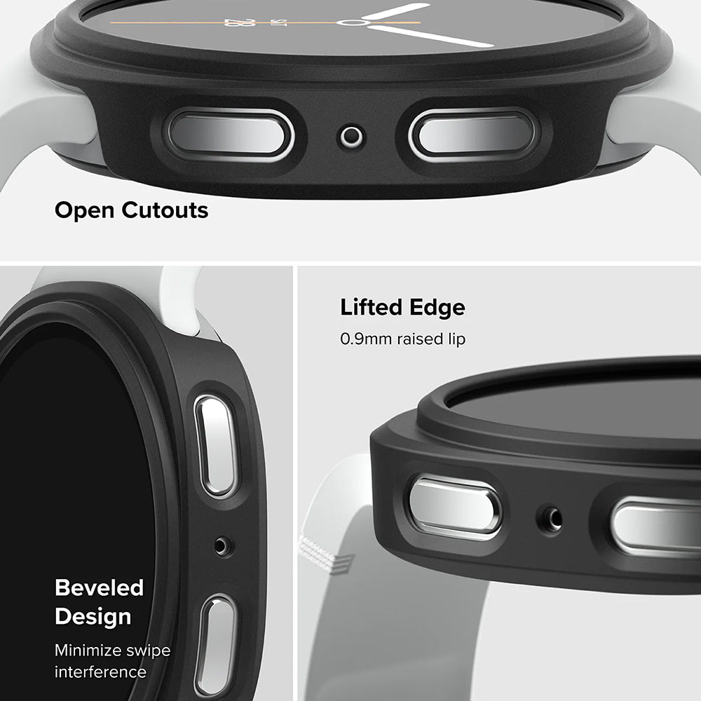 Ovitek Ringke Slim za Samsung Galaxy Watch8 40mm, komplet 2 kosa, mat črn