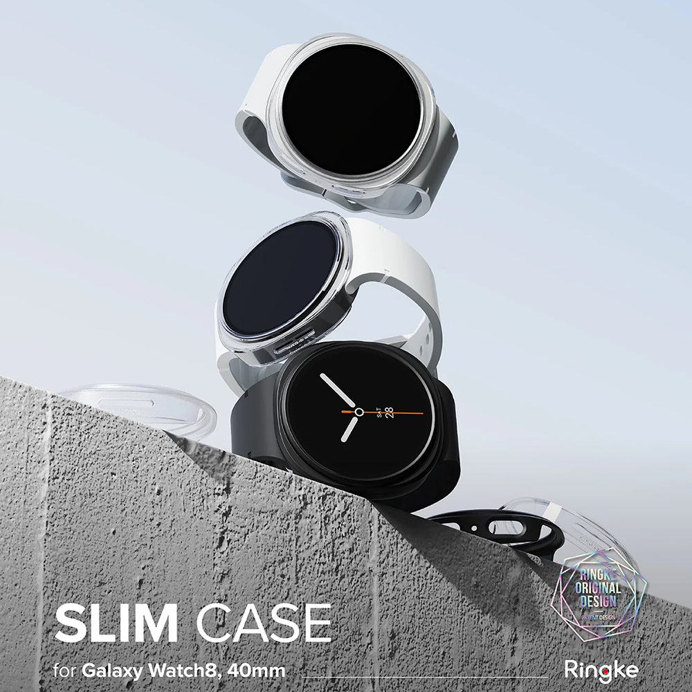 Ovitek Ringke Slim za Samsung Galaxy Watch8 40mm, Set 2 kosa, Prozoren