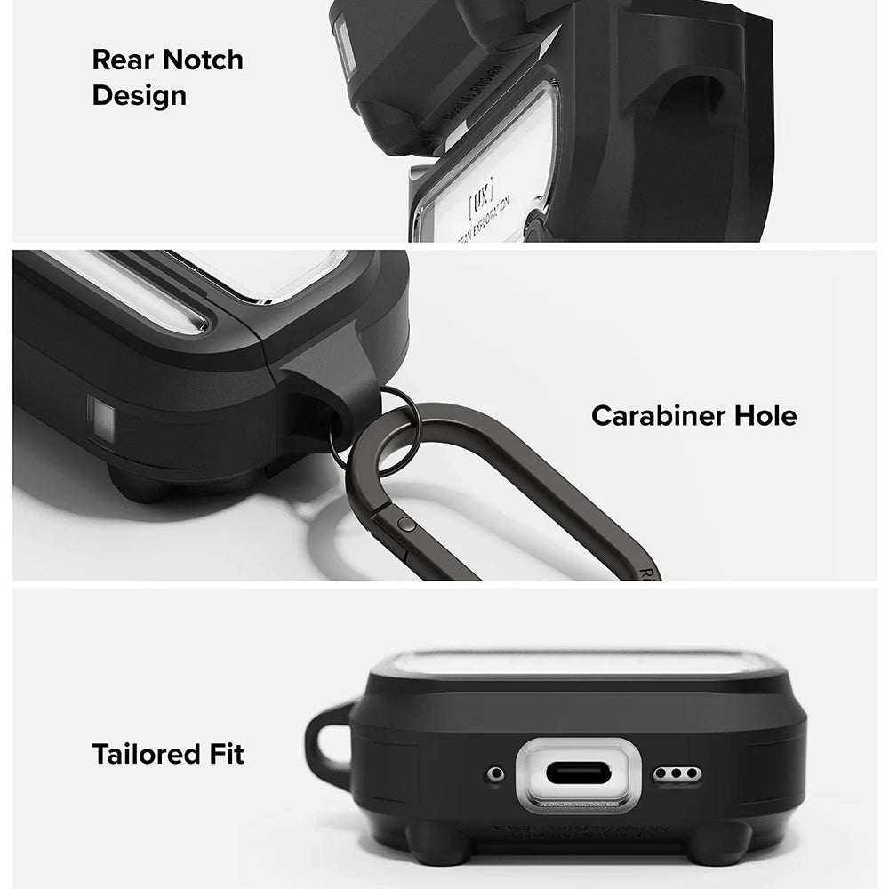 Ovitek Ringke UX za Apple AirPods Pro 3, Prozoren