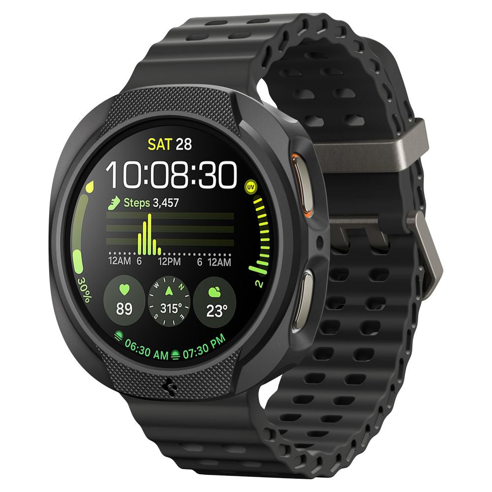 Ovitek Spigen Liquid Air za Samsung Galaxy Watch8 40mm, Mat Črn ACS09840
