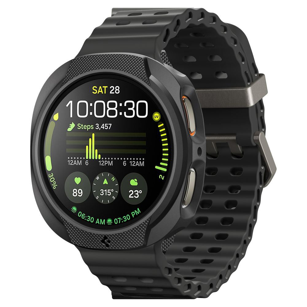 Ovitek Spigen Liquid Air za Samsung Galaxy Watch8 44mm, mat črn ACS09839