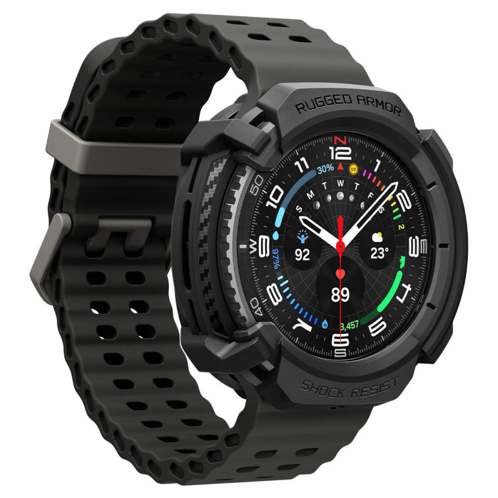 Spigen Liquid Air Case for Samsung Galaxy Watch8 Classic, Matte Black ACS09841