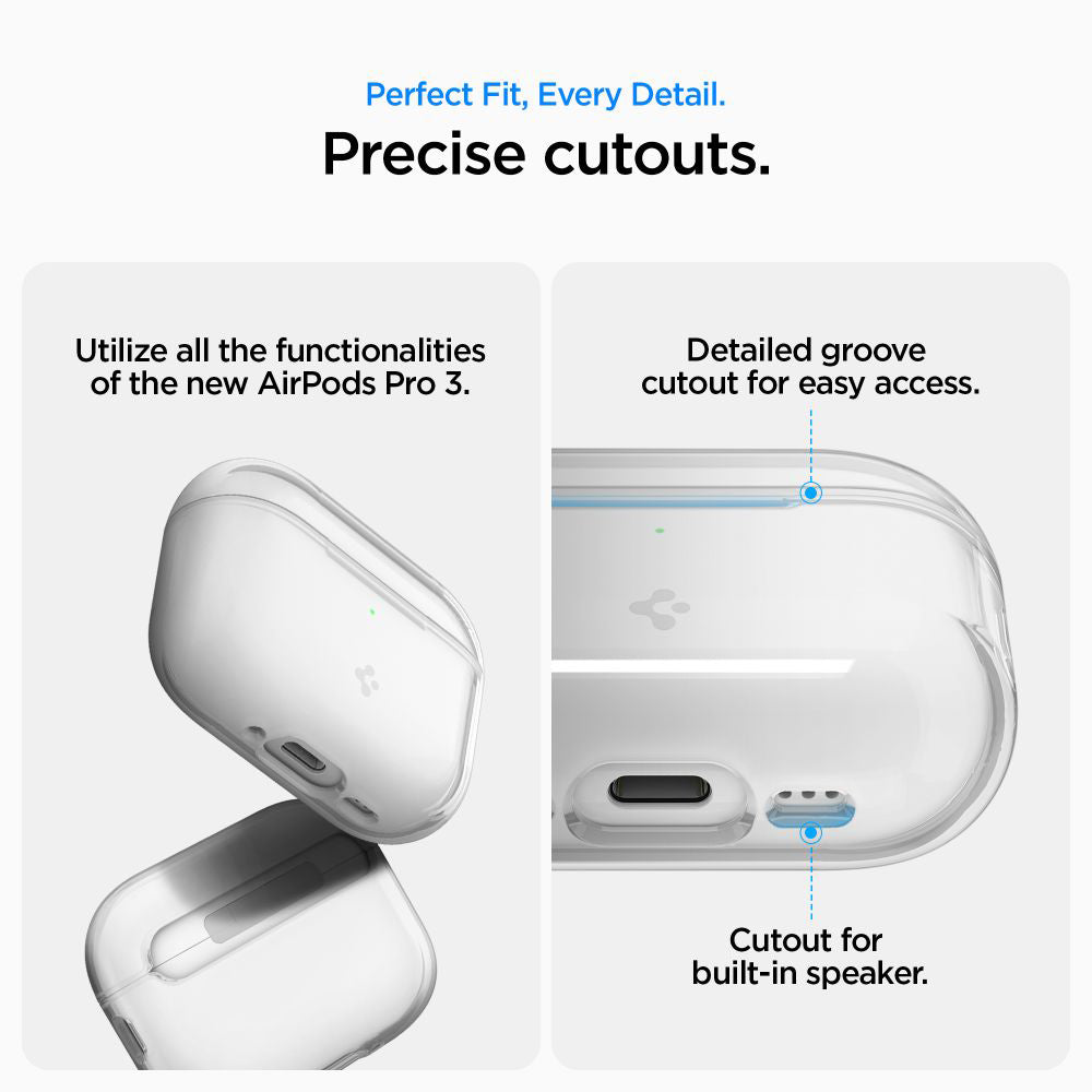 Ovitek Spigen Liquid Crystal za Apple AirPods Pro 3, Prozoren ACS10019