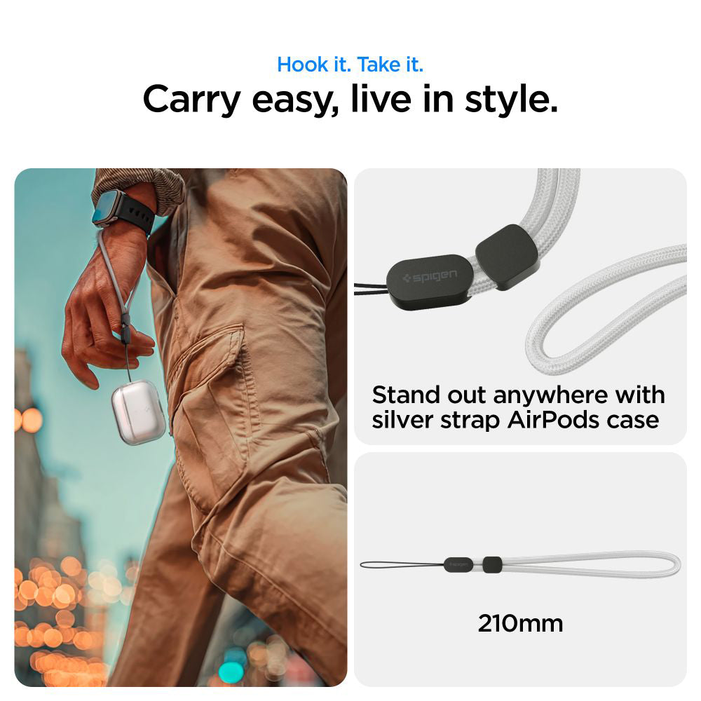 Ovitek Spigen Liquid Crystal za Apple AirPods Pro 3, Prozoren ACS10019