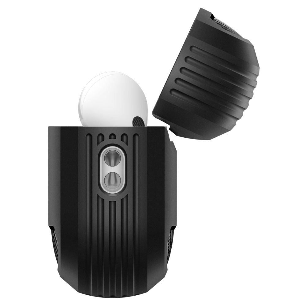 Ovitek Spigen Rugged Armor za Apple AirPods Pro 3, Mat Črn ACS09822