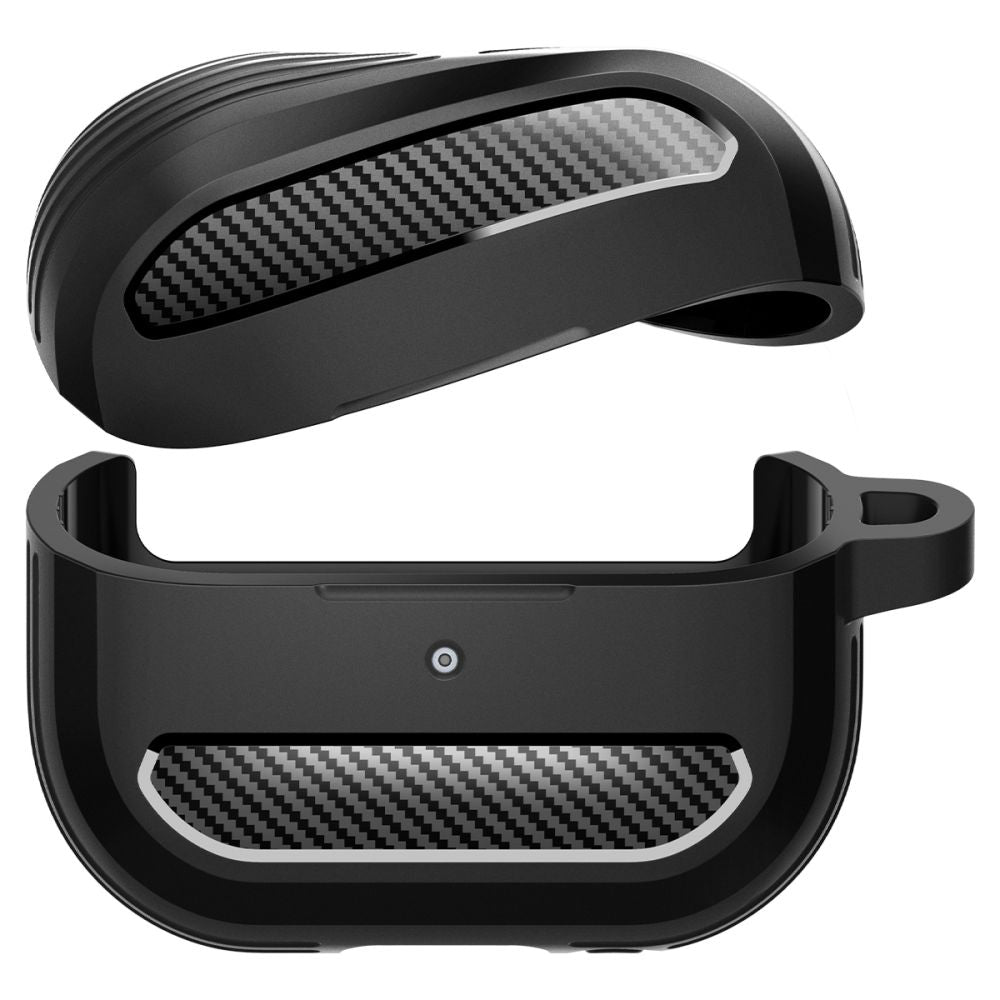 Ovitek Spigen Rugged Armor za Samsung Galaxy Buds3 FE / Buds3 Pro / Buds3, črn ACS08330