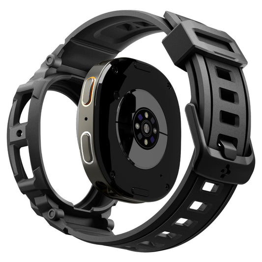 Ovitek Spigen Rugged Armor Pro za Samsung Galaxy Watch8 40mm, Mat Črn ACS10005