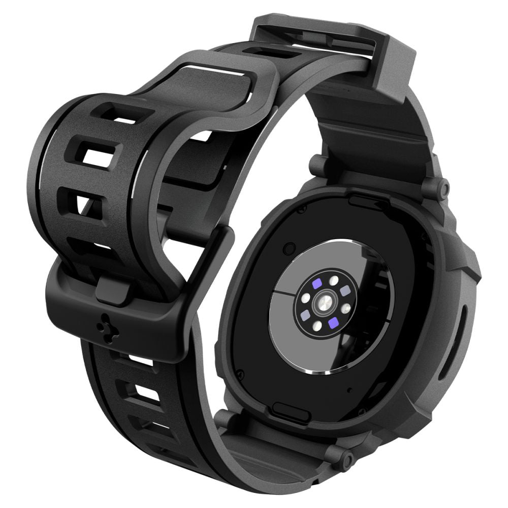 Ovitek Spigen Rugged Armor Pro za Samsung Galaxy Watch8 44mm, črn ACS10007