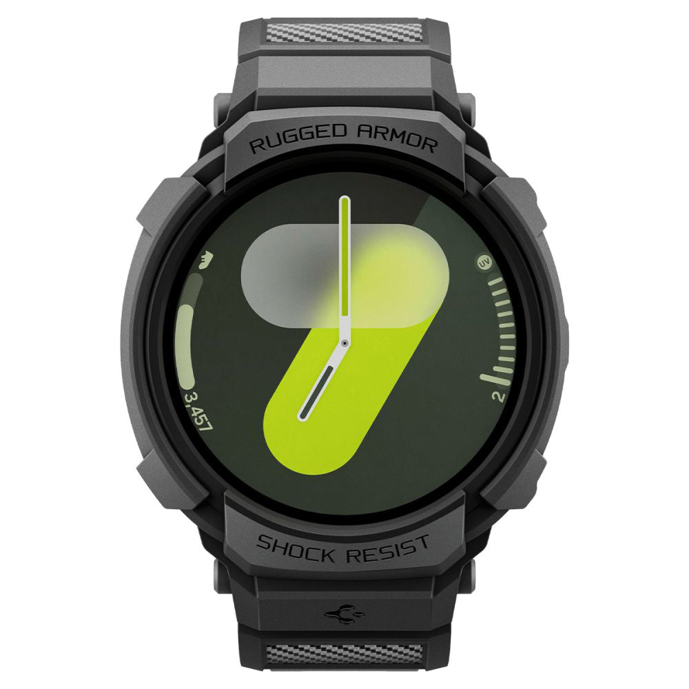 Ovitek Spigen Rugged Armor Pro za Samsung Galaxy Watch8 44mm, črn ACS10007