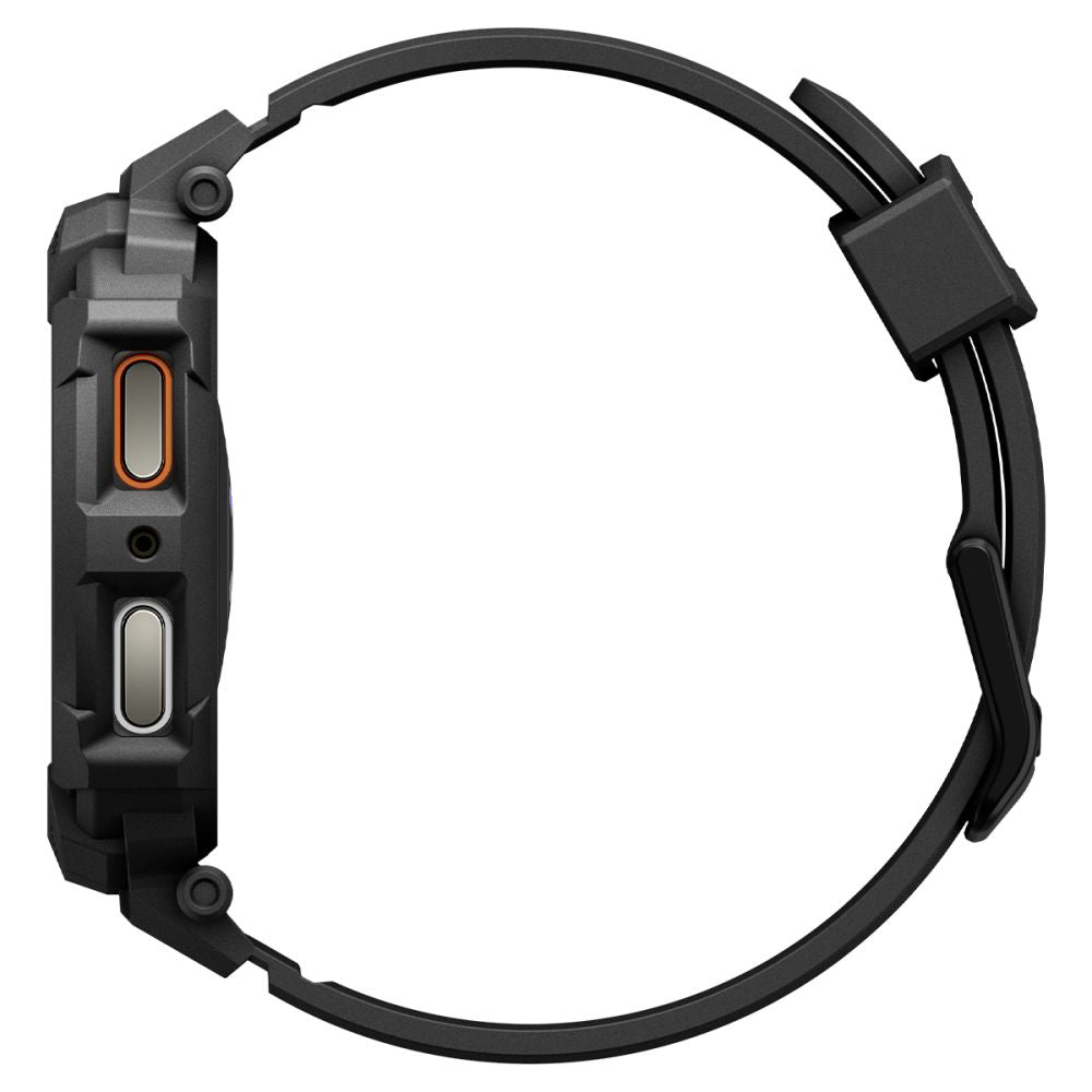 Ovitek Spigen Rugged Armor Pro za Samsung Galaxy Watch8 44mm, črn ACS10007