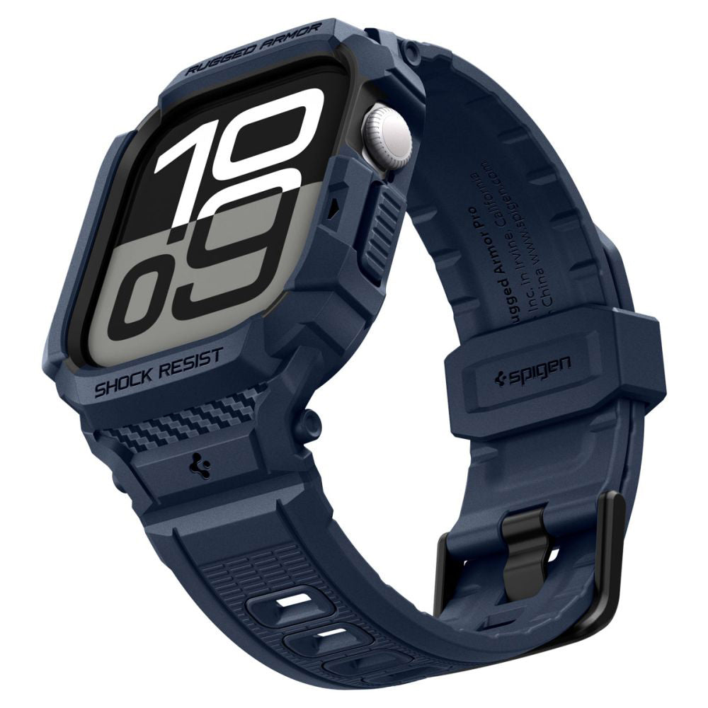 Ovitek Spigen Rugged Armor Pro V2 za Apple Watch Series 10 / 11 42mm, Mornarsko modra ACS10495