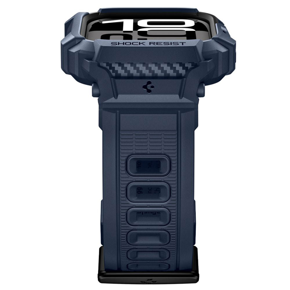 Ovitek Spigen Rugged Armor Pro V2 za Apple Watch Series 10 / 11 42mm, Mornarsko modra ACS10495