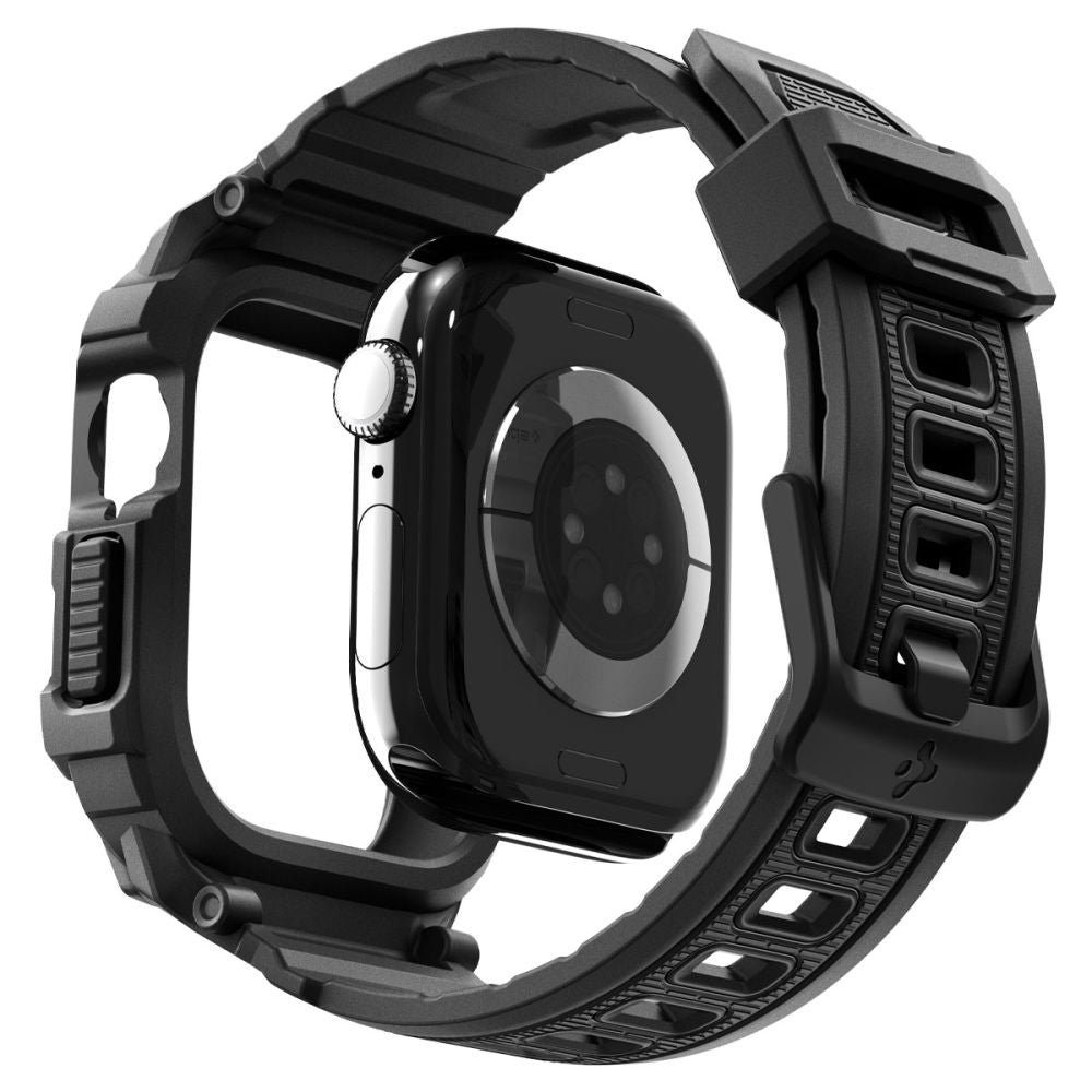Ovitek Spigen Rugged Armor Pro V2 za Apple Watch Series 10 / 11 42mm, Mat Črn ACS10494