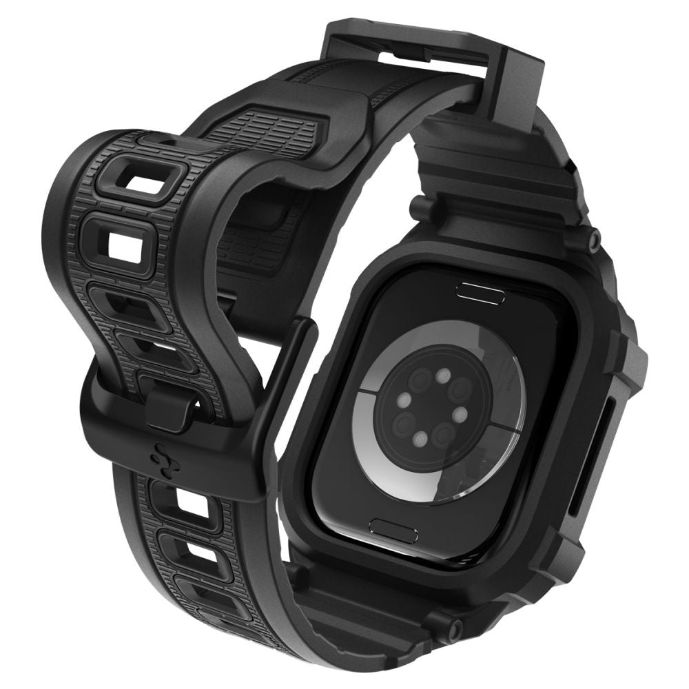 Ovitek Spigen Rugged Armor Pro V2 za Apple Watch Series 10 / 11 42mm, Mat Črn ACS10494