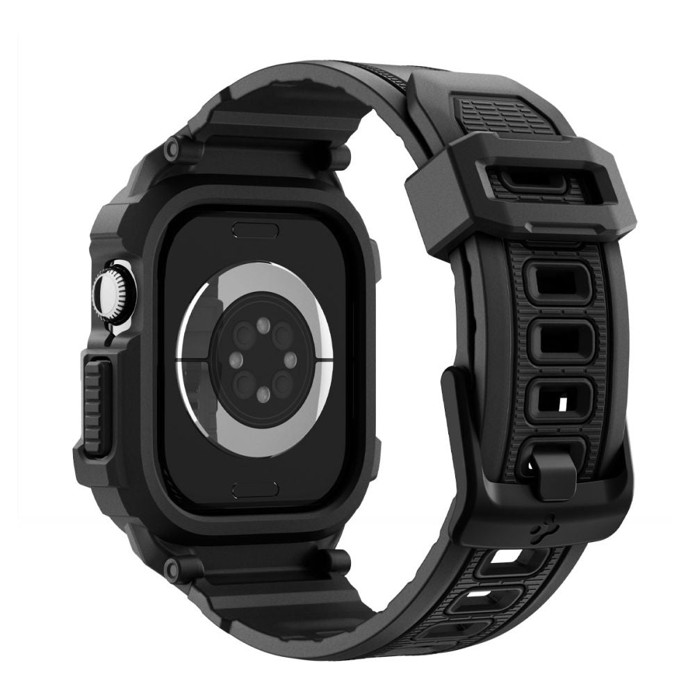 Ovitek Spigen Rugged Armor Pro V2 za Apple Watch Series 10 / 11 42mm, Mat Črn ACS10494