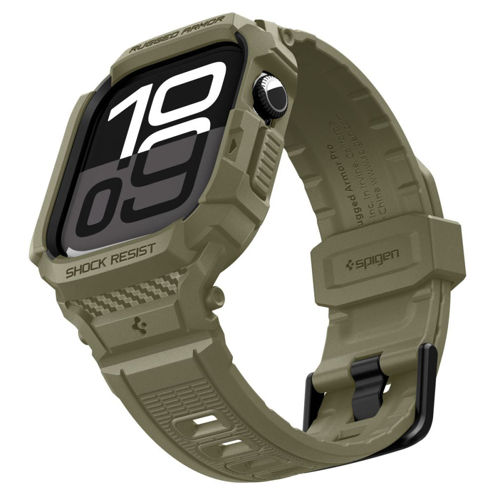 Ovitek Spigen Rugged Armor Pro V2 za Apple Watch Series 10 / 11 46mm, kaki ACS10507