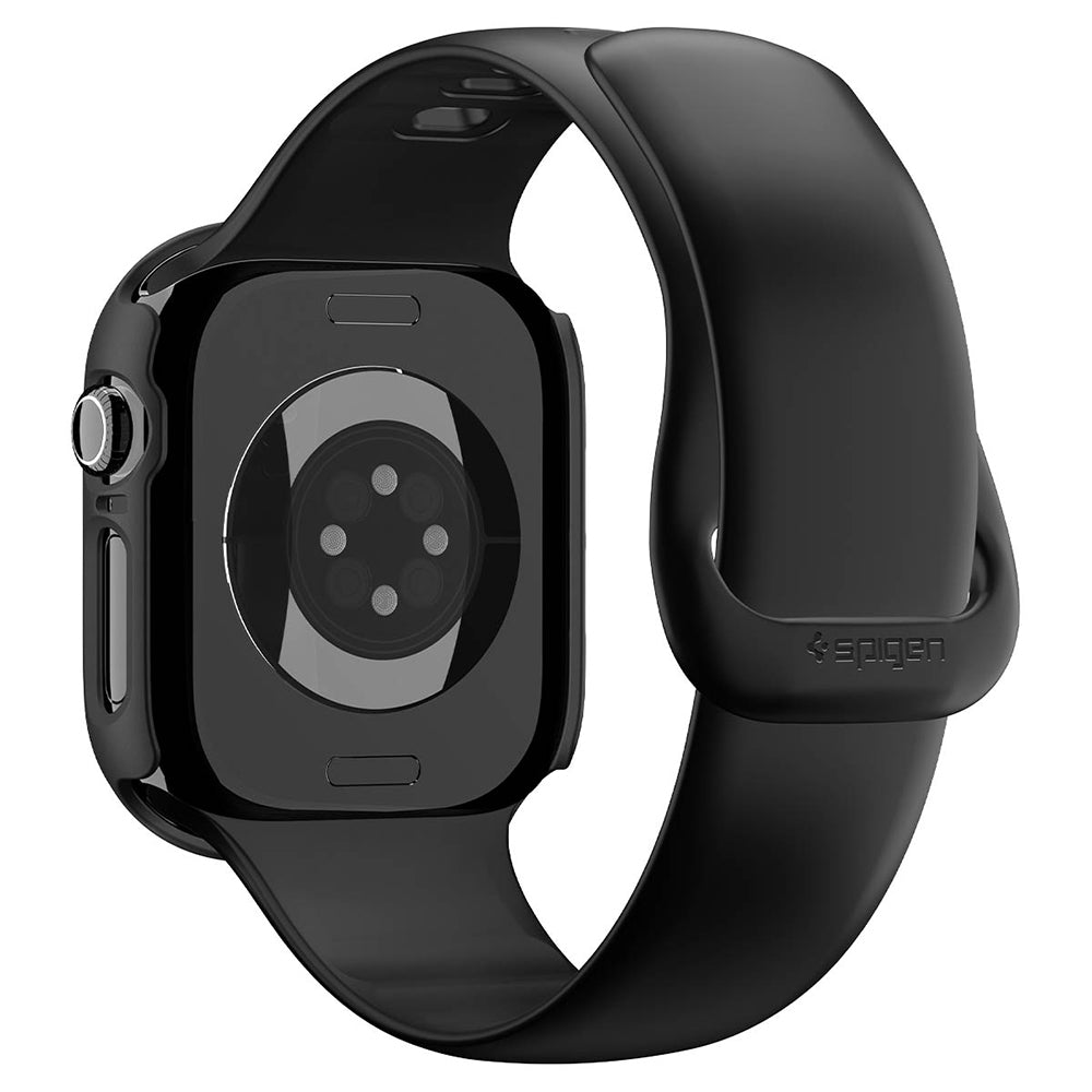 Ovitek Spigen Thin Fit za Apple Watch 12 42mm, Črn ACS11880