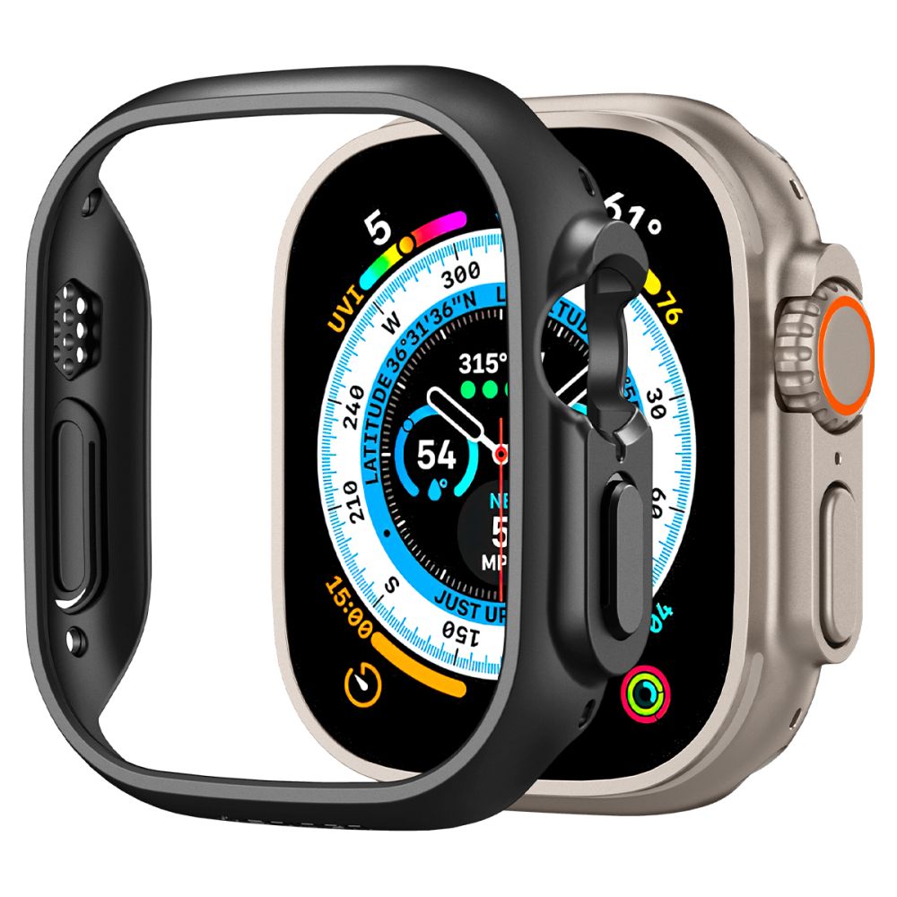 Ovitek Spigen Thin Fit za Apple Watch Ultra Series, Črn ACS05458