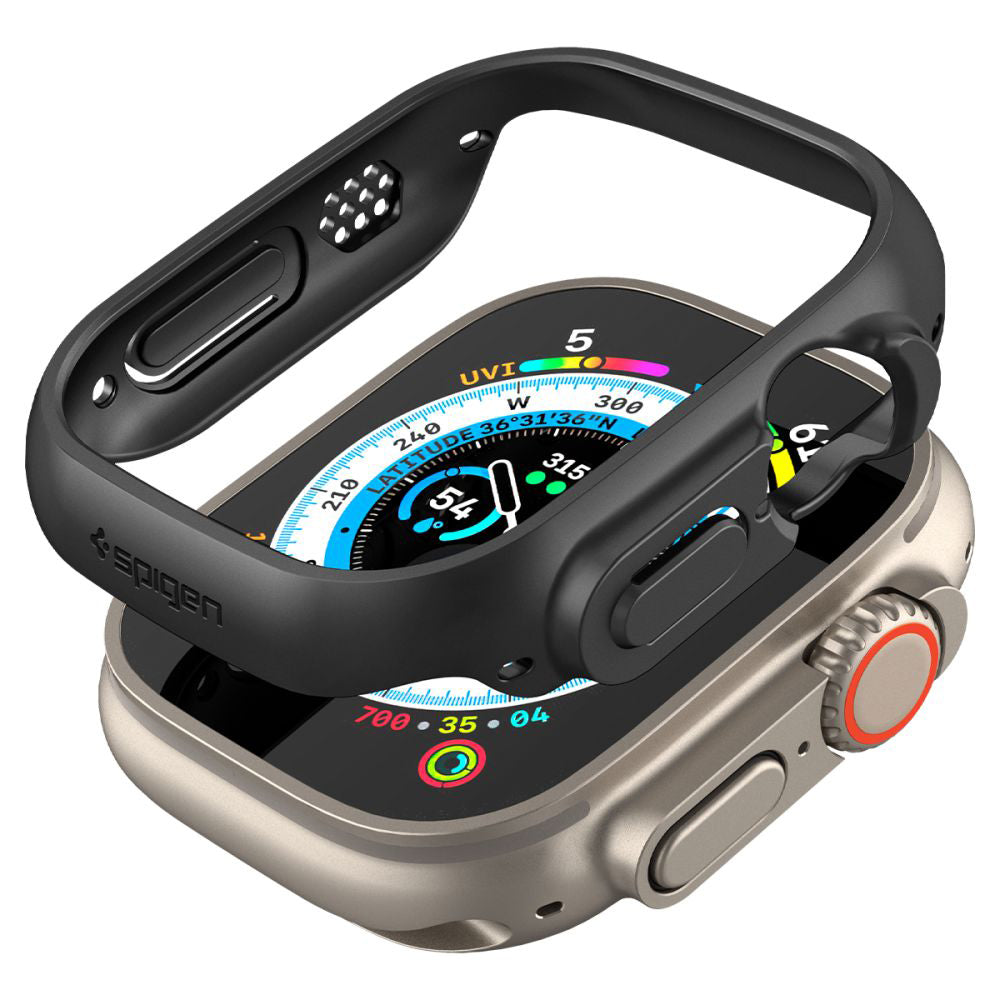 Ovitek Spigen Thin Fit za Apple Watch Ultra Series, Črn ACS05458