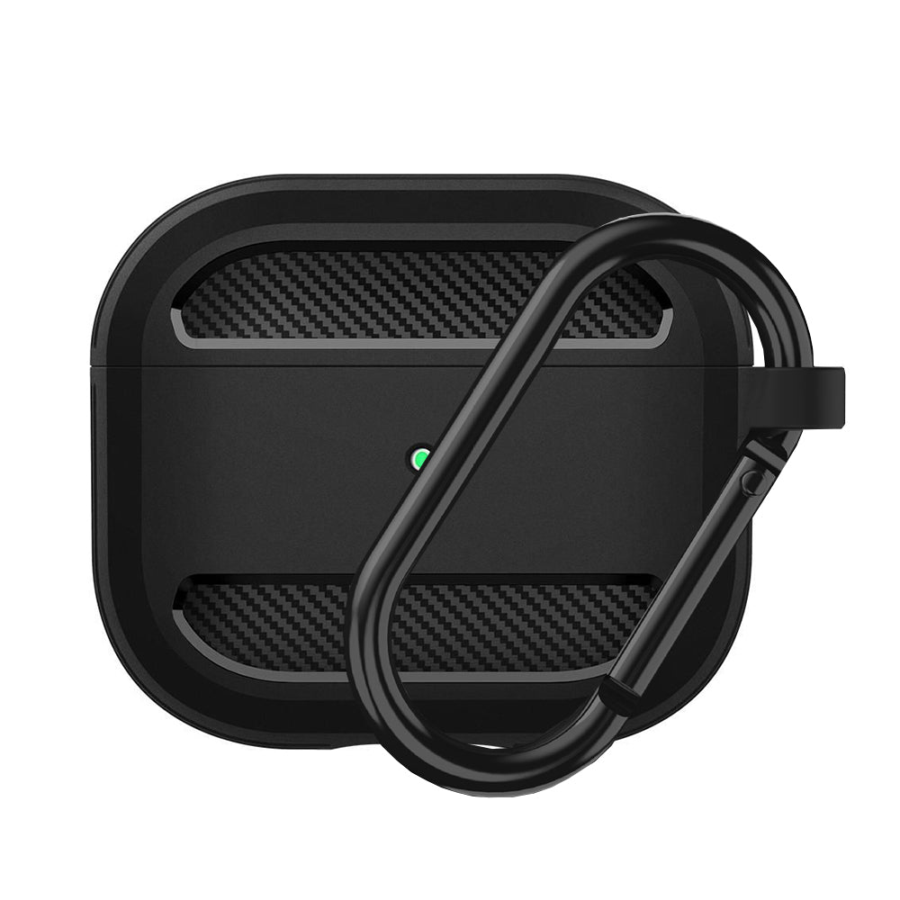 Ovitek Techsuit Carbon za Apple AirPods 3, Črn