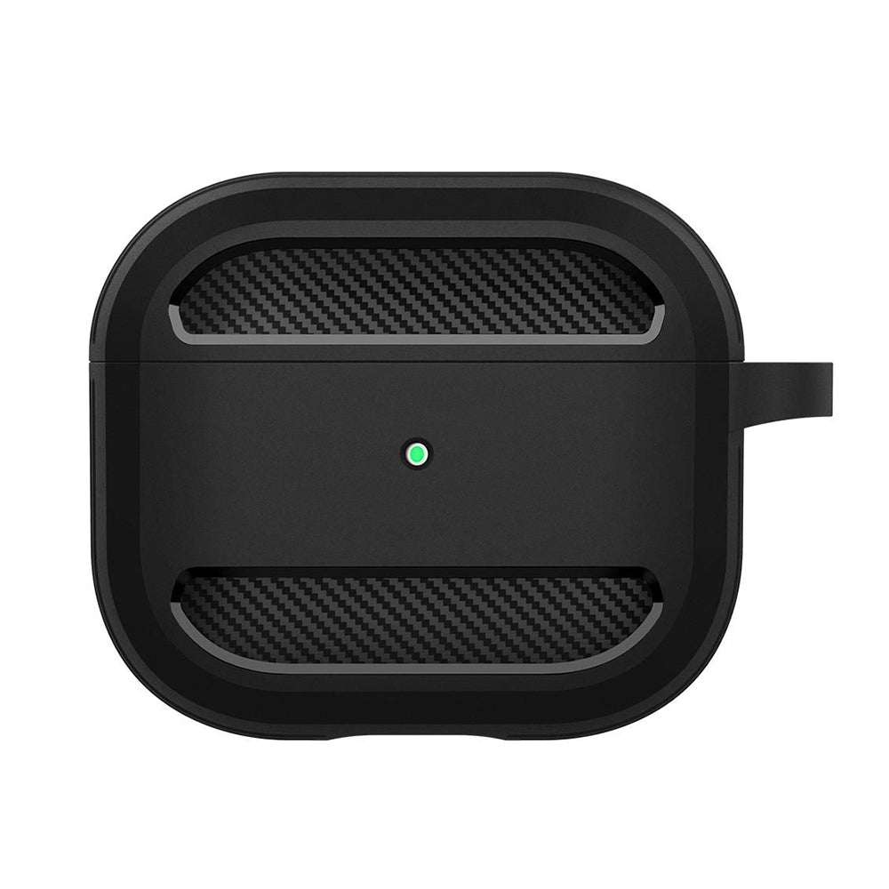 Ovitek Techsuit Carbon za Apple AirPods 3, Črn