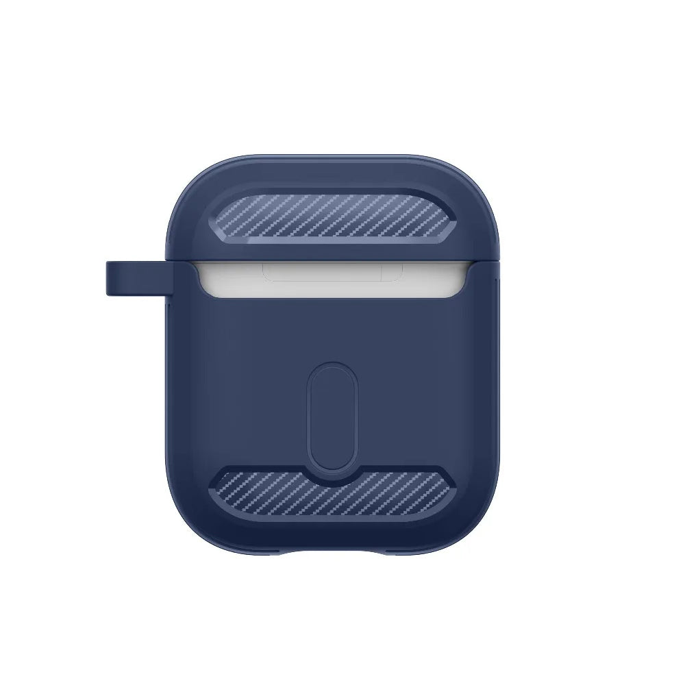 Techsuit Carbon Case for Apple AirPods Gen 2 / Gen 1, Gray