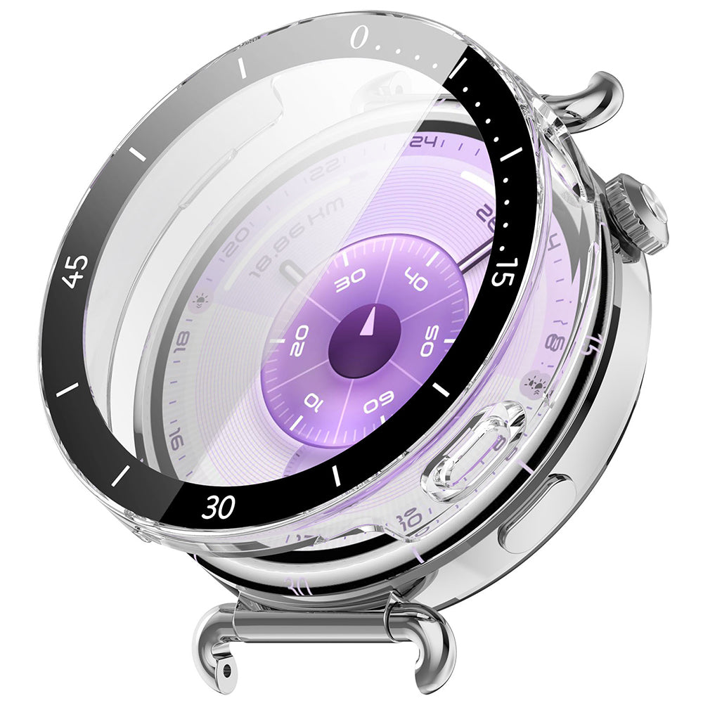 Techsuit Defense360 Pro Bezel Case for Huawei Watch GT 6 41mm, Transparent