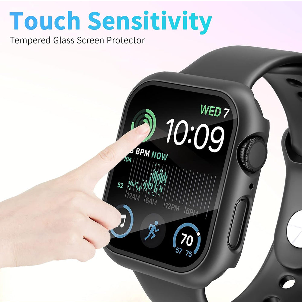 Ovitek Techsuit Defense360 Pro za Apple Watch 40mm Series, Črn
