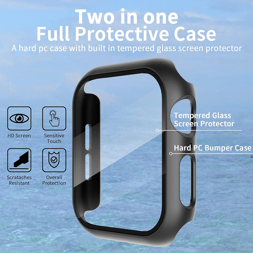 Ovitek Techsuit Defense360 Pro za Apple Watch 40mm Series, Črn