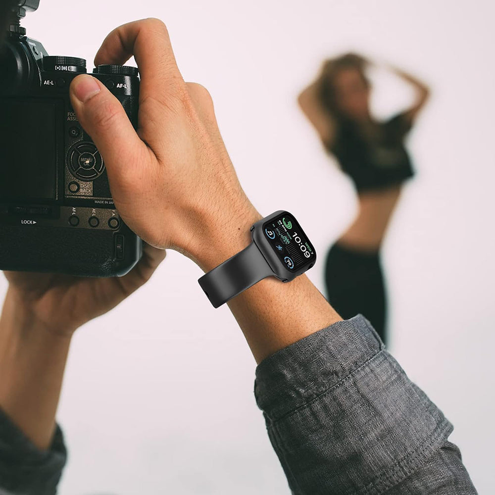 Ovitek Techsuit Defense360 Pro za Apple Watch 40mm Series, Črn