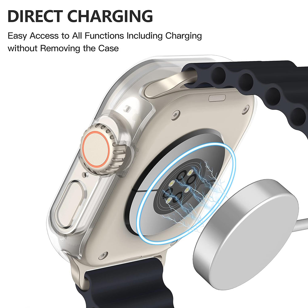 Techsuit Defense360 Pro Case for Apple Watch Ultra Series, Transparent